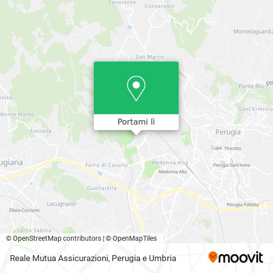 Mappa Reale Mutua Assicurazioni