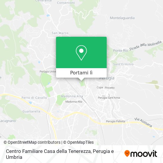 Mappa Centro Familiare Casa della Tenerezza
