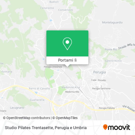 Mappa Studio Pilates Trentasette