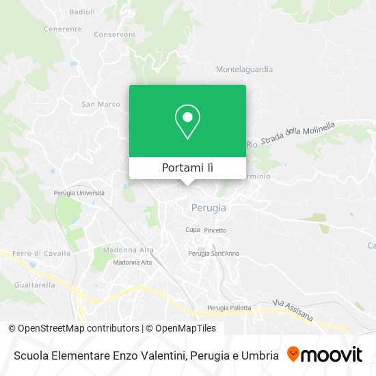 Mappa Scuola Elementare Enzo Valentini