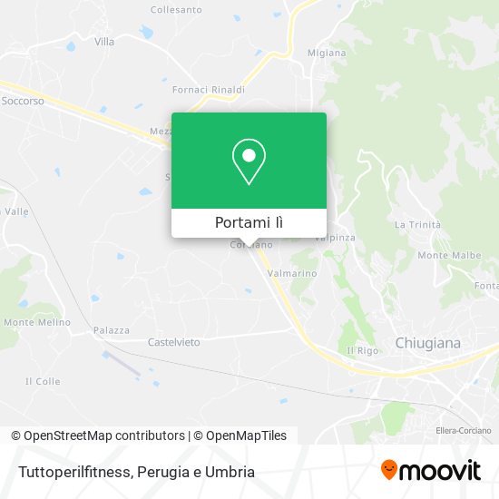 Mappa Tuttoperilfitness