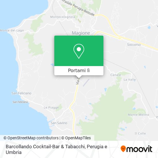 Mappa Barcollando Cocktail-Bar & Tabacchi