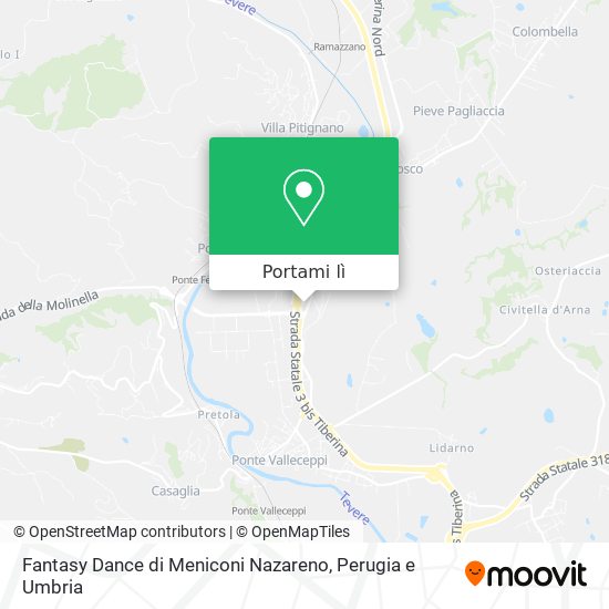 Mappa Fantasy Dance di Meniconi Nazareno