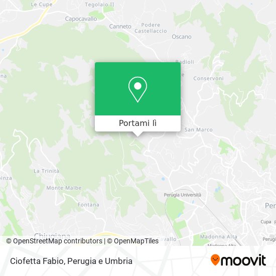 Mappa Ciofetta Fabio