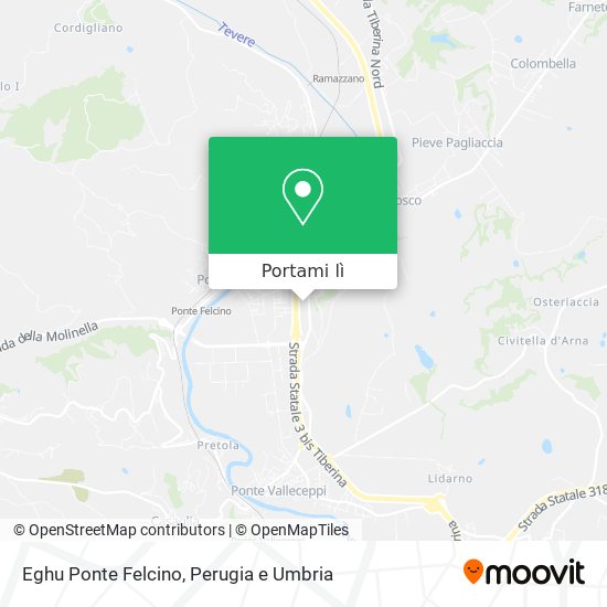 Mappa Eghu Ponte Felcino