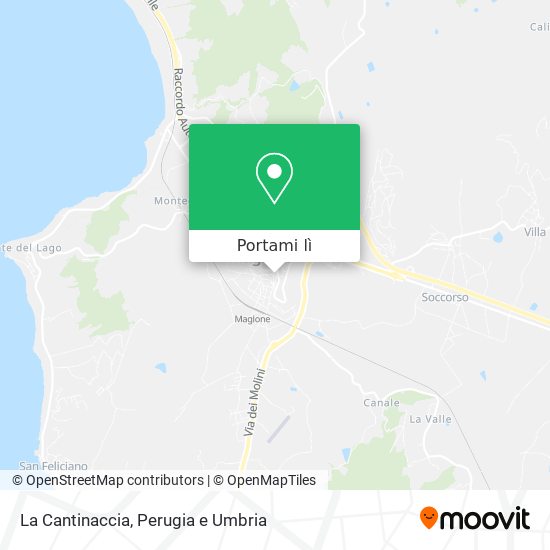 Mappa La Cantinaccia