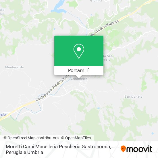 Mappa Moretti Carni Macelleria Pescheria Gastronomia