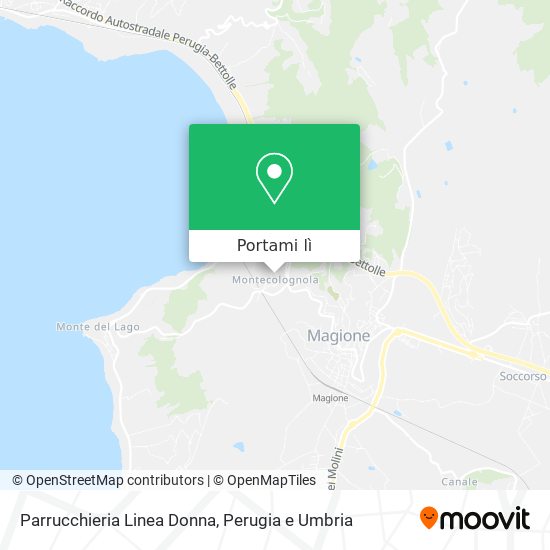 Mappa Parrucchieria Linea Donna