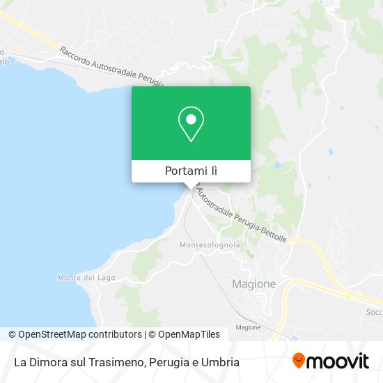 Mappa La Dimora sul Trasimeno