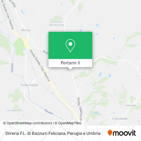 Mappa Stireria F.L. di Bazzurri Feliciana