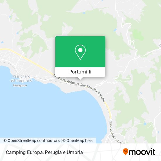 Mappa Camping Europa