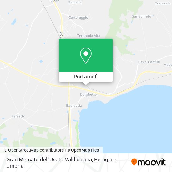 Mappa Gran Mercato dell'Usato Valdichiana