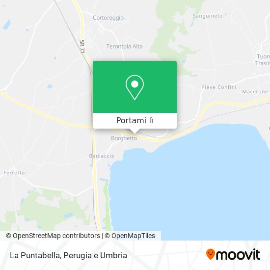 Mappa La Puntabella