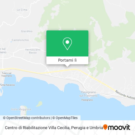 Mappa Centro di Riabilitazione Villa Cecilia