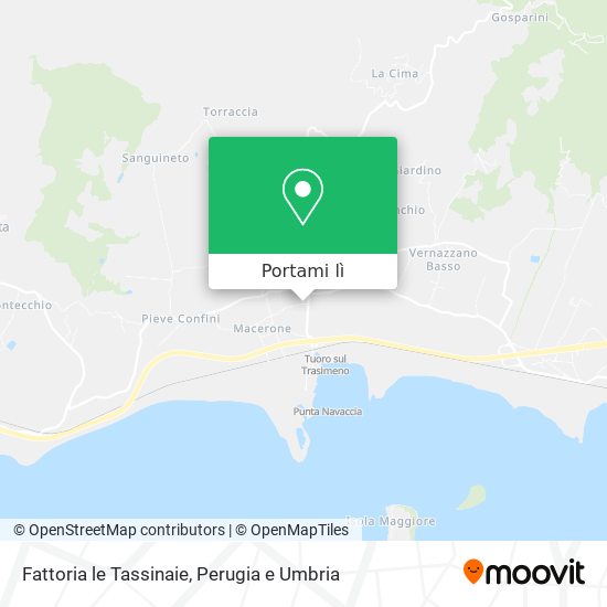 Mappa Fattoria le Tassinaie