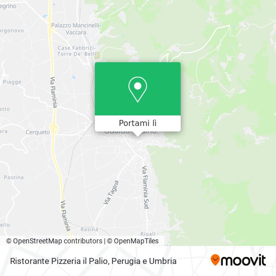 Mappa Ristorante Pizzeria il Palio