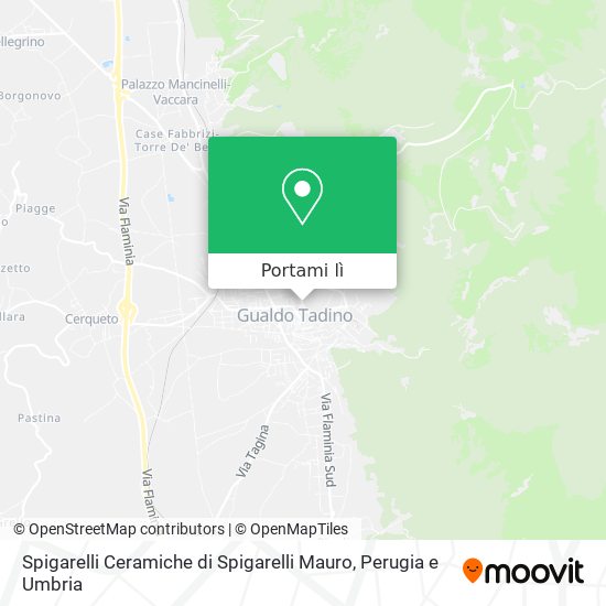 Mappa Spigarelli Ceramiche di Spigarelli Mauro
