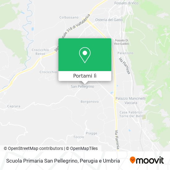 Mappa Scuola Primaria San Pellegrino