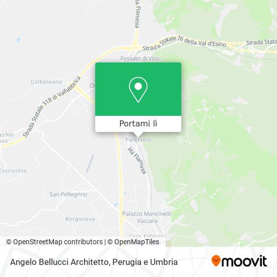 Mappa Angelo Bellucci Architetto