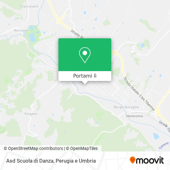 Mappa Asd Scuola di Danza