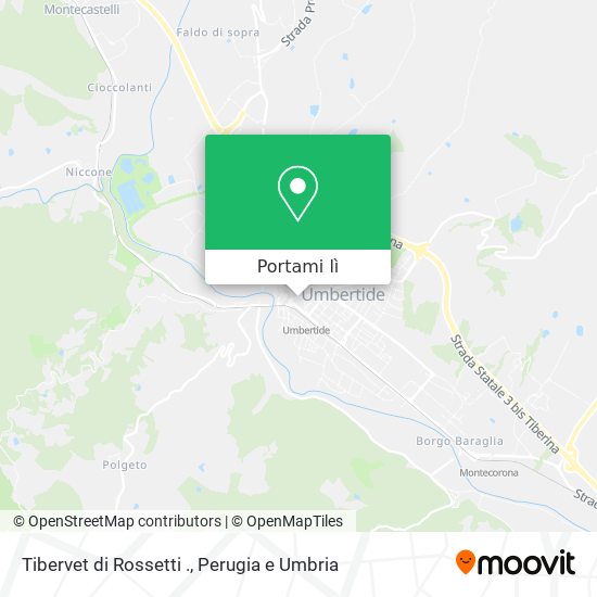 Mappa Tibervet di Rossetti .