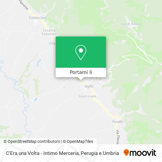 Mappa C'Era una Volta - Intimo Merceria