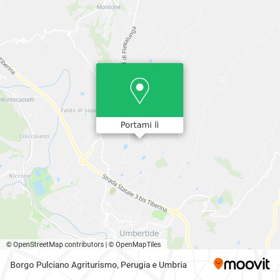 Mappa Borgo Pulciano Agriturismo