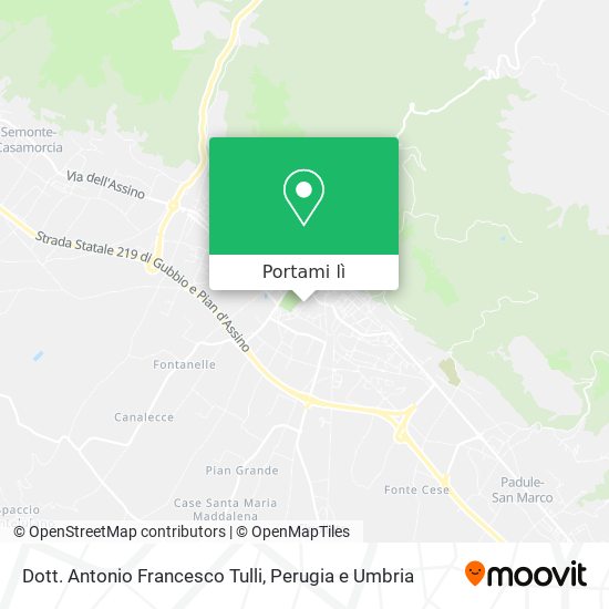 Mappa Dott. Antonio Francesco Tulli