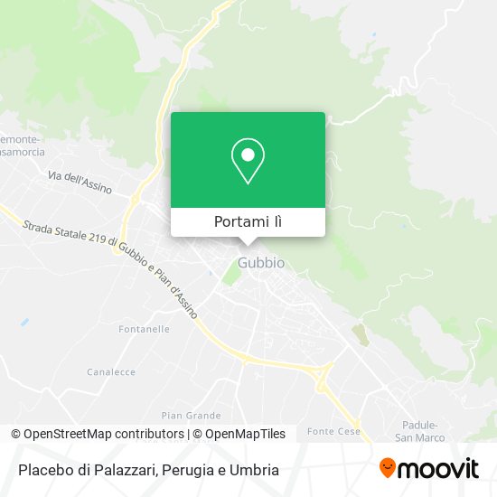 Mappa Placebo di Palazzari