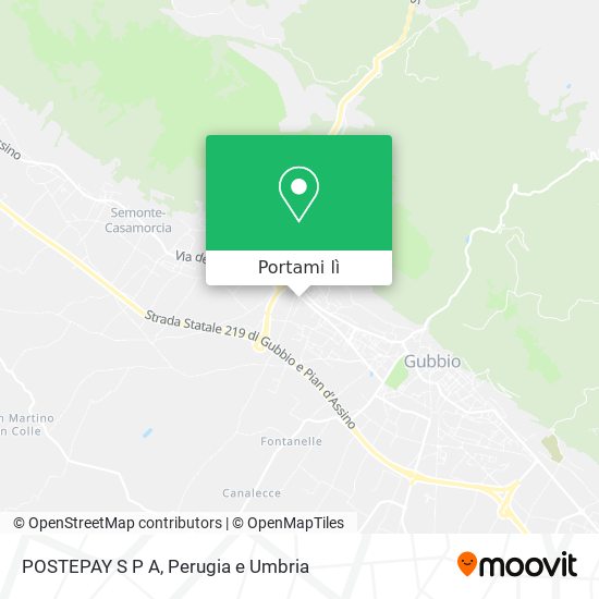 Mappa POSTEPAY S P A
