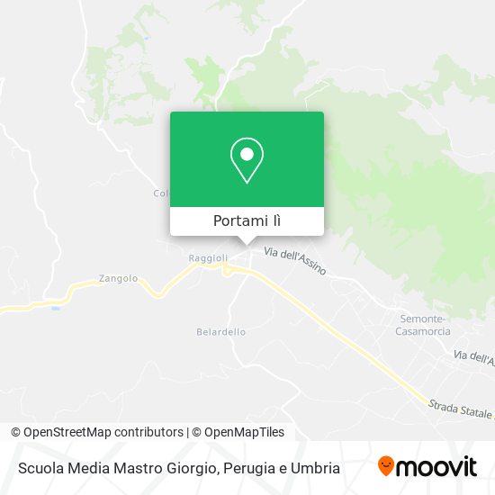 Mappa Scuola Media Mastro Giorgio