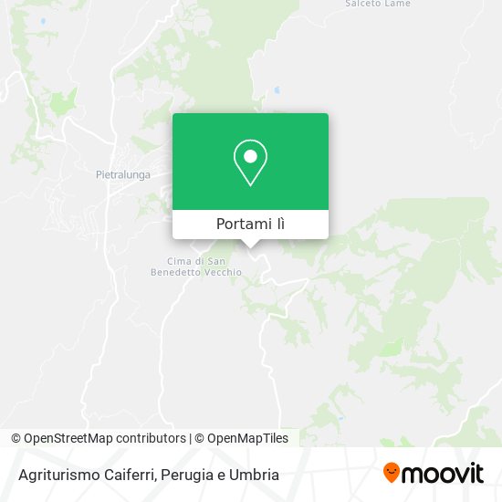 Mappa Agriturismo Caiferri