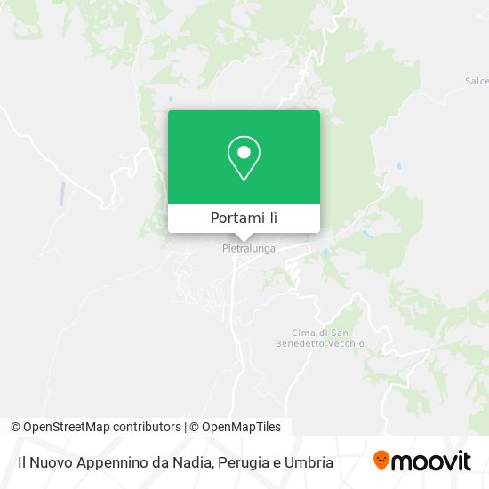 Mappa Il Nuovo Appennino da Nadia