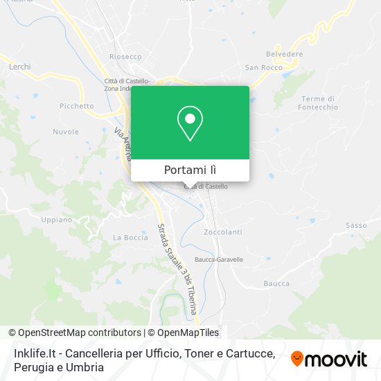 Mappa Inklife.It - Cancelleria per Ufficio, Toner e Cartucce