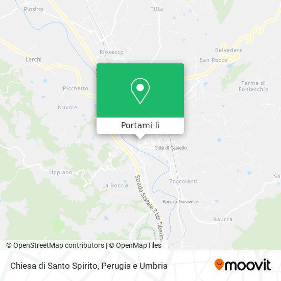 Mappa Chiesa di Santo Spirito