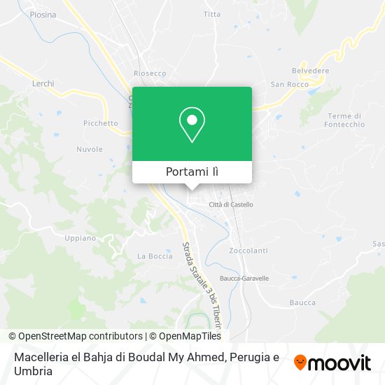 Mappa Macelleria el Bahja di Boudal My Ahmed