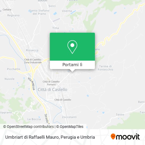 Mappa Umbriart di Raffaelli Mauro