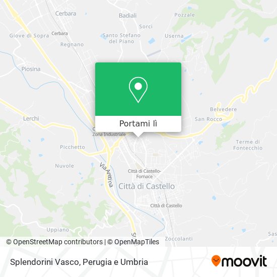 Mappa Splendorini Vasco