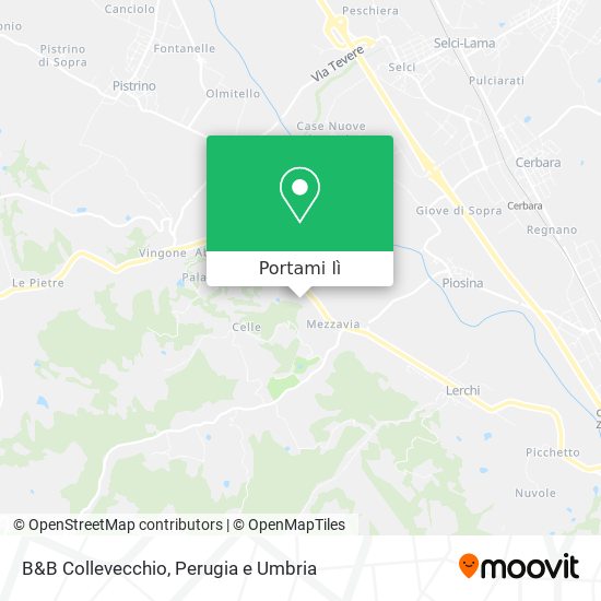 Mappa B&B Collevecchio