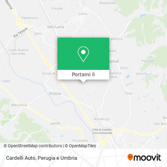 Mappa Cardelli Auto