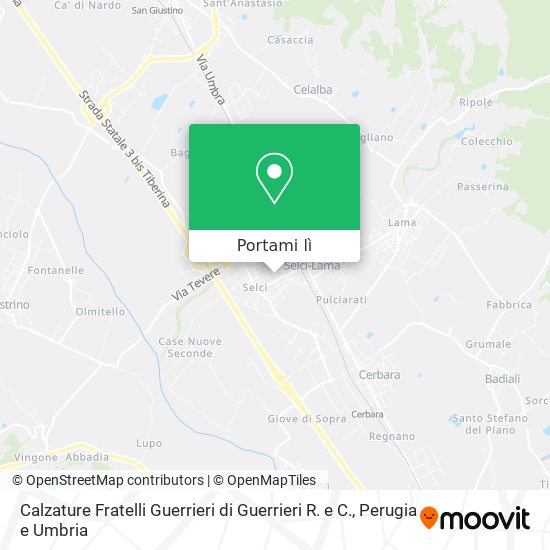 Mappa Calzature Fratelli Guerrieri di Guerrieri R. e C.