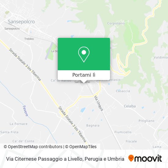 Mappa Via Citernese Passaggio a Livello
