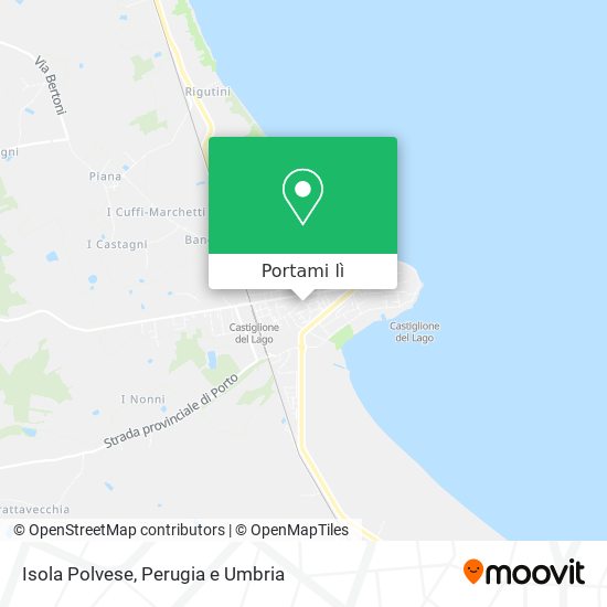 Mappa Isola Polvese