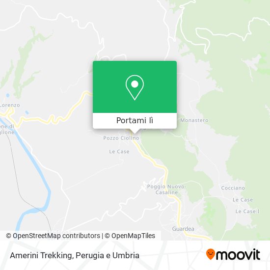 Mappa Amerini Trekking