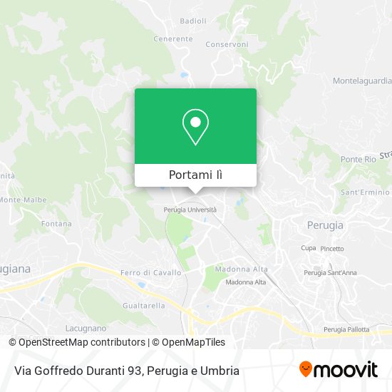 Mappa Via Goffredo Duranti 93