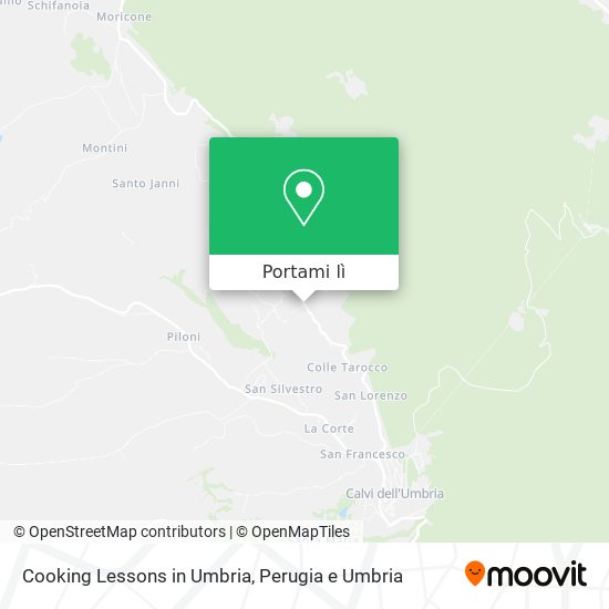 Mappa Cooking Lessons in Umbria