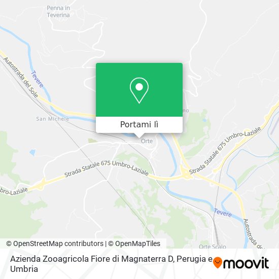 Mappa Azienda Zooagricola Fiore di Magnaterra D