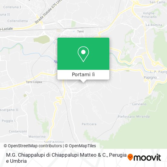 Mappa M.G. Chiappalupi di Chiappalupi Matteo & C.