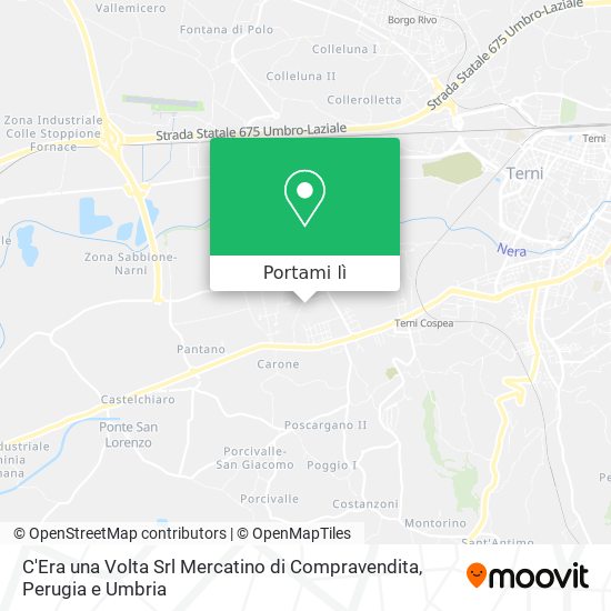 Mappa C'Era una Volta Srl Mercatino di Compravendita