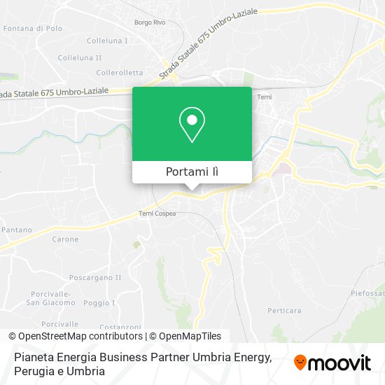 Mappa Pianeta Energia Business Partner Umbria Energy